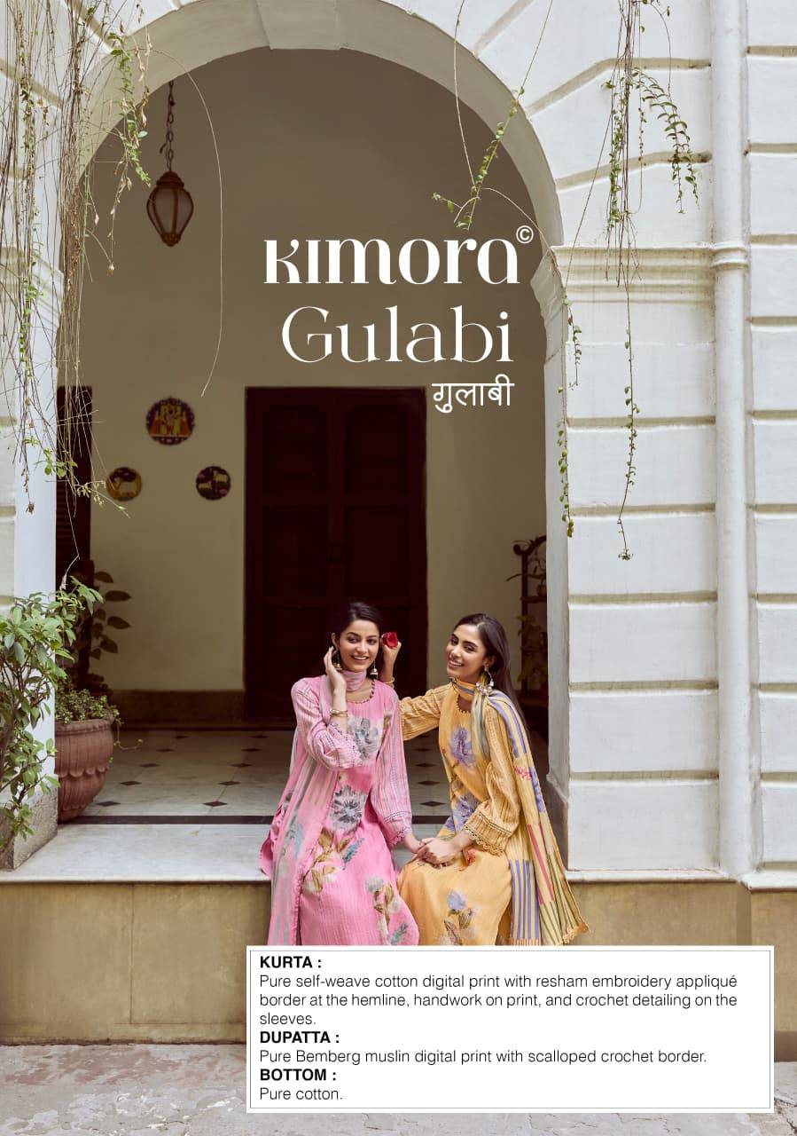 Gulabi vol-89 By Kimora suit 2399 To 2402 Series Stylish Beautiful Colourful PURE COTTON Dresses At Wholesale Price